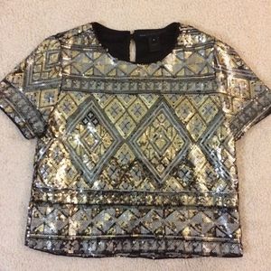 Marc Jacobs stunning Retro Sequins Top